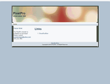Tablet Screenshot of pixelpro.com