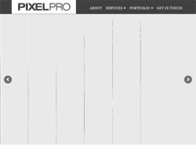 Tablet Screenshot of pixelpro.ca