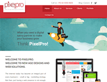 Tablet Screenshot of pixelpro.in